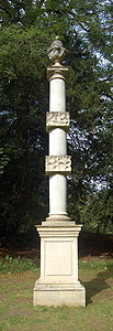 The memorial to Capability Brown September 2011